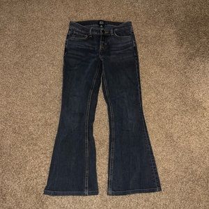 Black Low Rise Jeans, Boot Cut/Flare